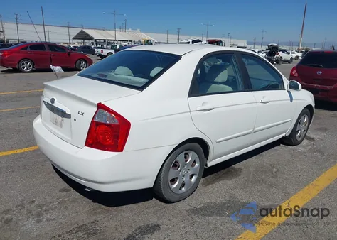 2006 Kia Spectra Ex/Lx/Sx из США, поврежденный, VIN KNAFE121265347281